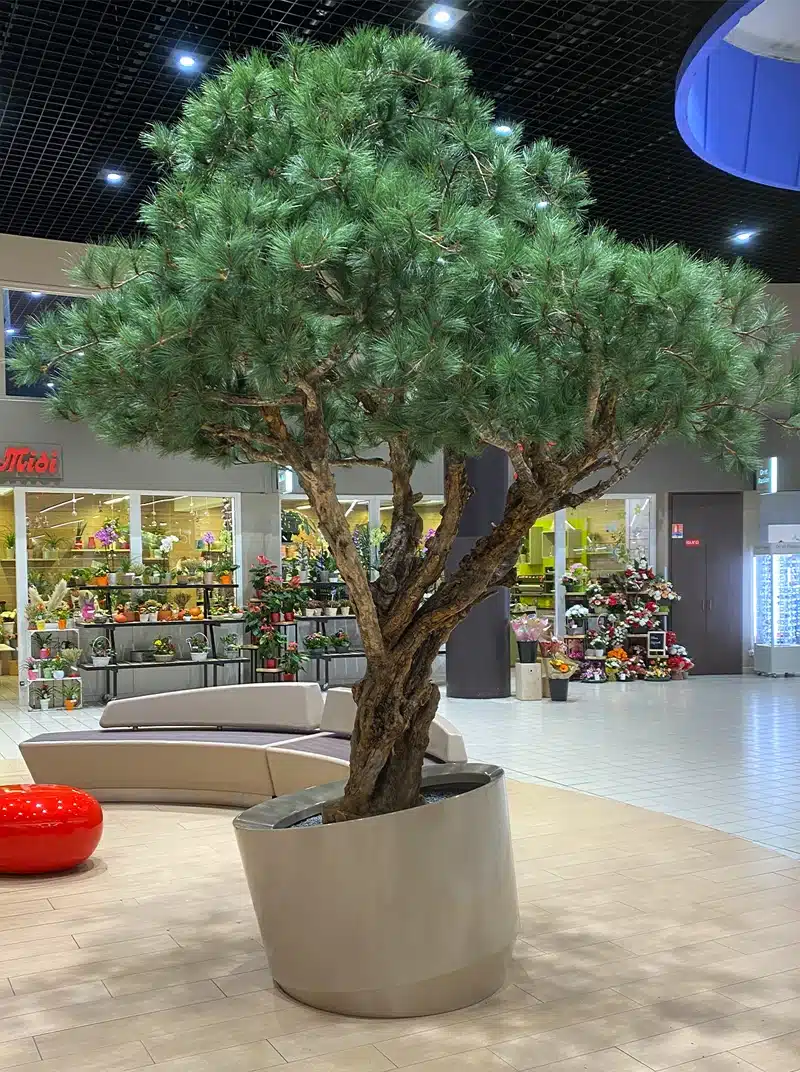 Semi-Natural Trees for Interiors