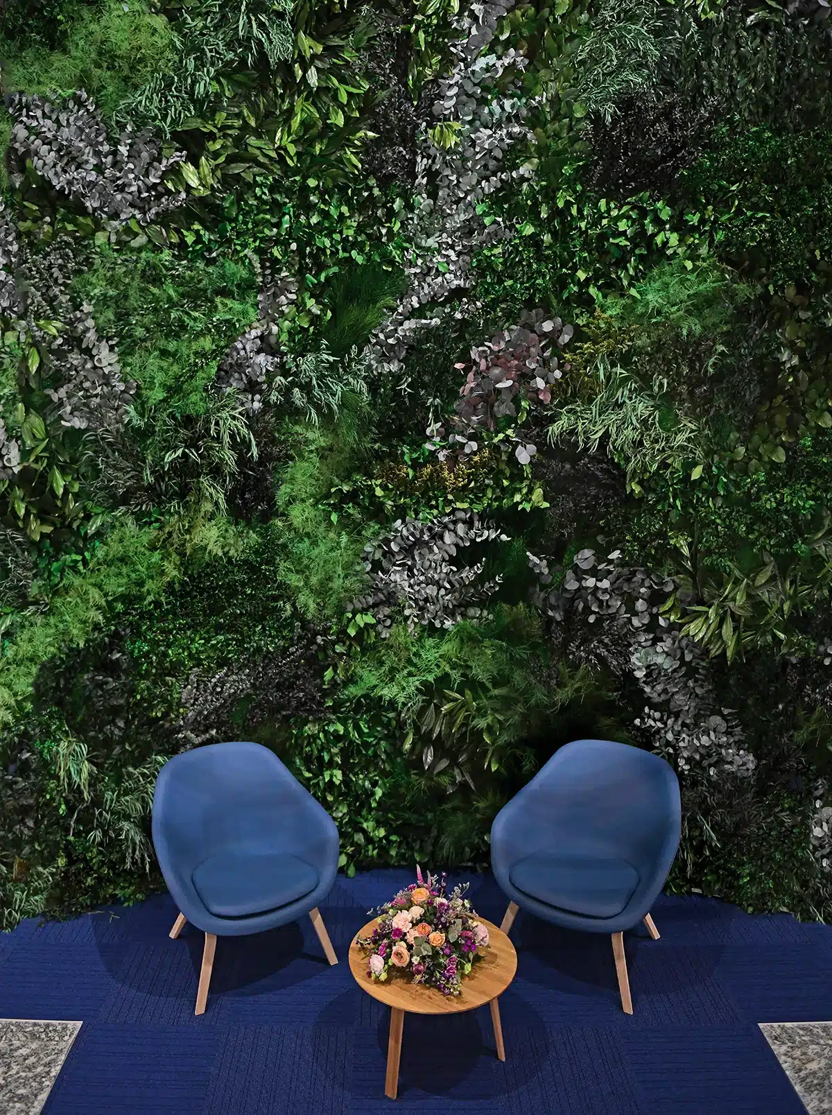 green wall, accoustic wall