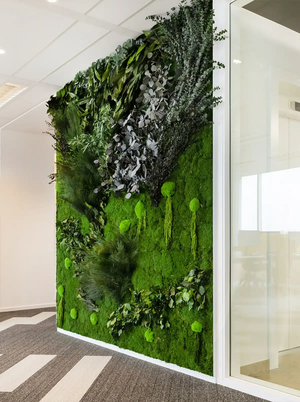 green wall, accoustic wall