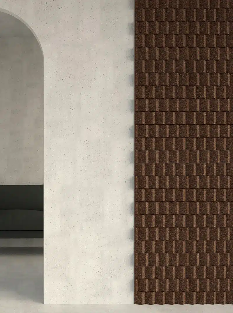 acoustic cork wall