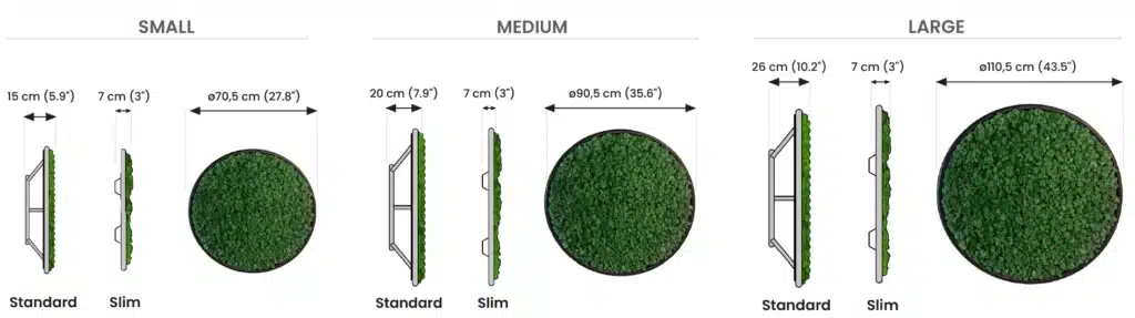 g circle dimensions