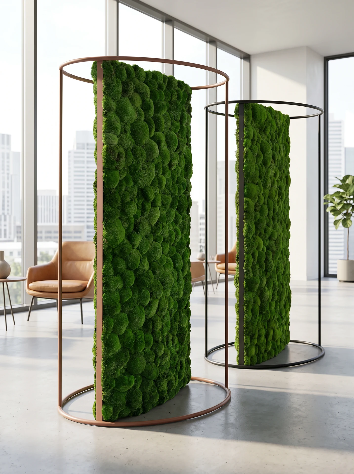 G-Divider - Acoustic Moss Partition Divider - Greenmood