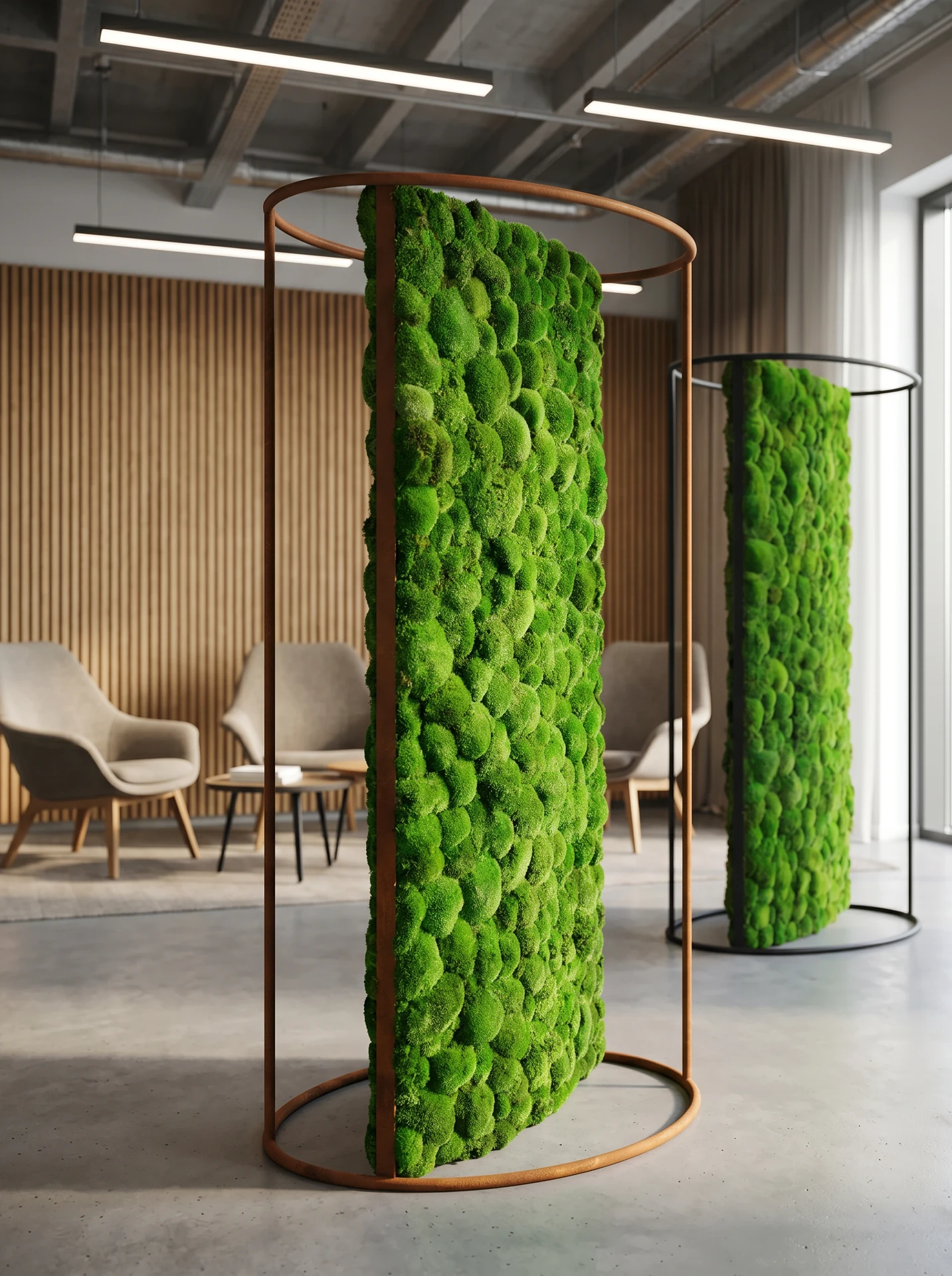 G-Divider - Acoustic Moss Partition Divider - Greenmood