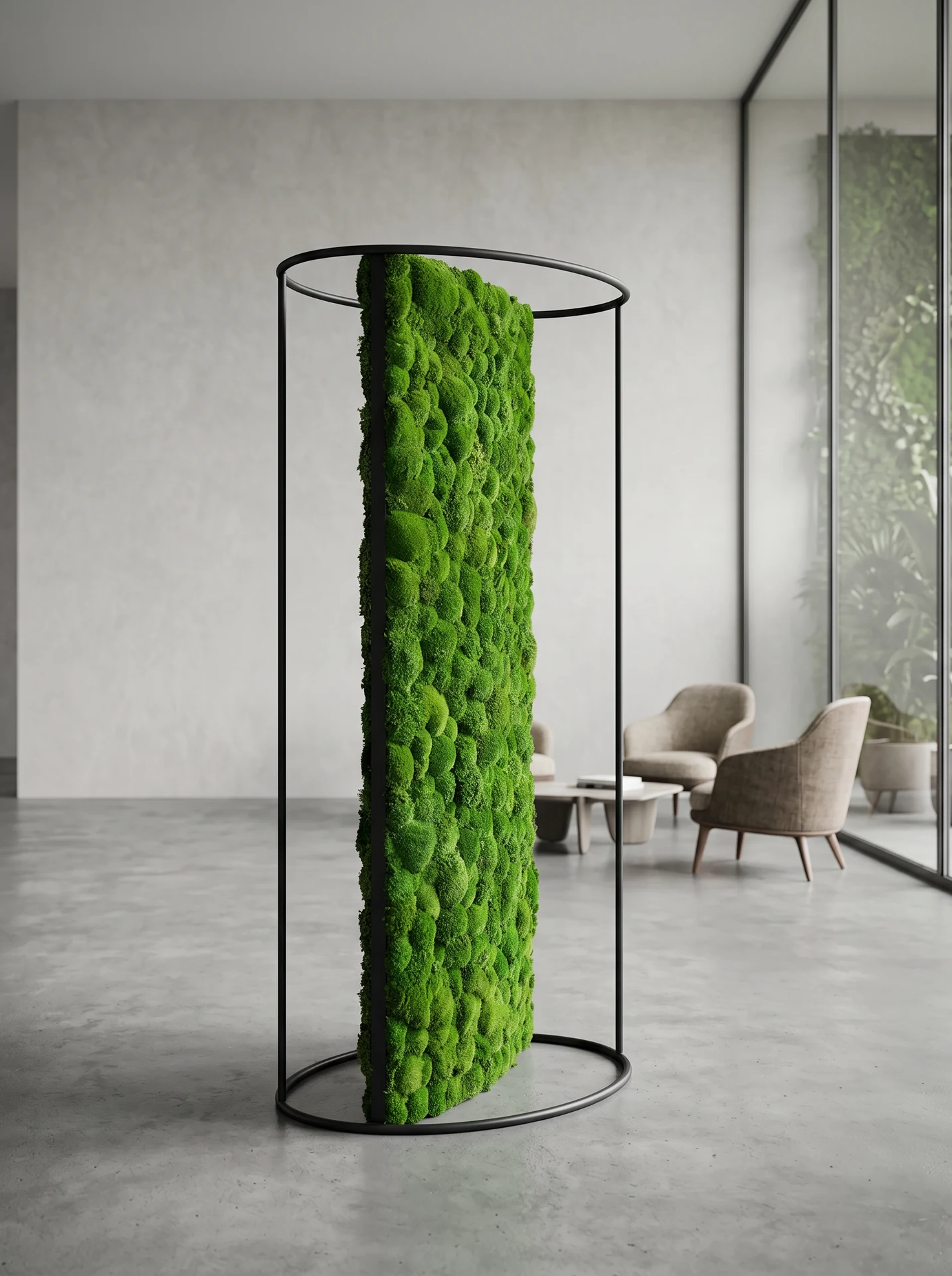 Design Dua クーファン＋moss pad＋スタンドセット G-Divider - Acoustic Moss Partition Divider - Greenmood